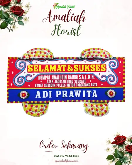 Papan Bunga Ucapan Selamat Sragi